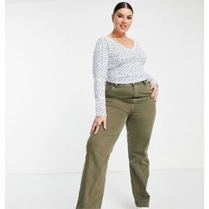 ASOS Curve Floral Top NWT